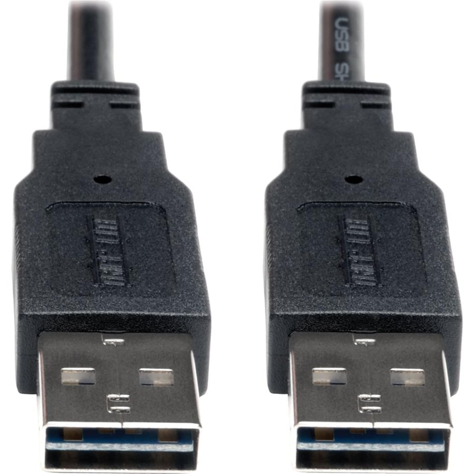 Tripp Lite Universal Reversible 6 USB 2.0 A/A Male USB Cable; Black