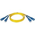 Tripp Lite 3 Duplex SMF SCM to SCM Patch Cable; Yellow