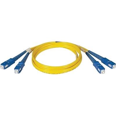 Tripp Lite 3 Duplex SMF SCM to SCM Patch Cable, Yellow