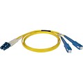 Tripp Lite 6 Duplex SMF LCM to SCM Patch Cable; Yellow