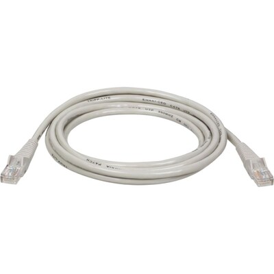 Tripp Lite 15 Cat5e RJ45/RJ45 Snagless Molded Cable; Gray