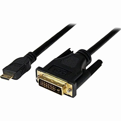 Startech 6.6' Mini HDMI to DVI-D Video Cable; Black