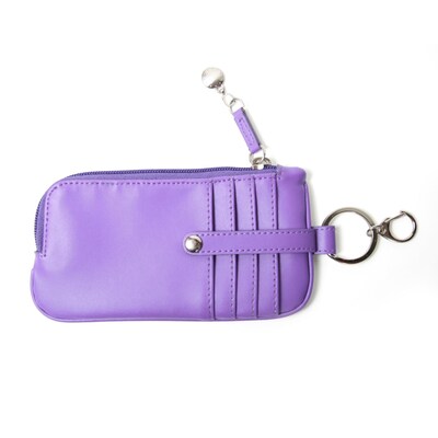 Royce Leather Credit Card Wallet, Purple