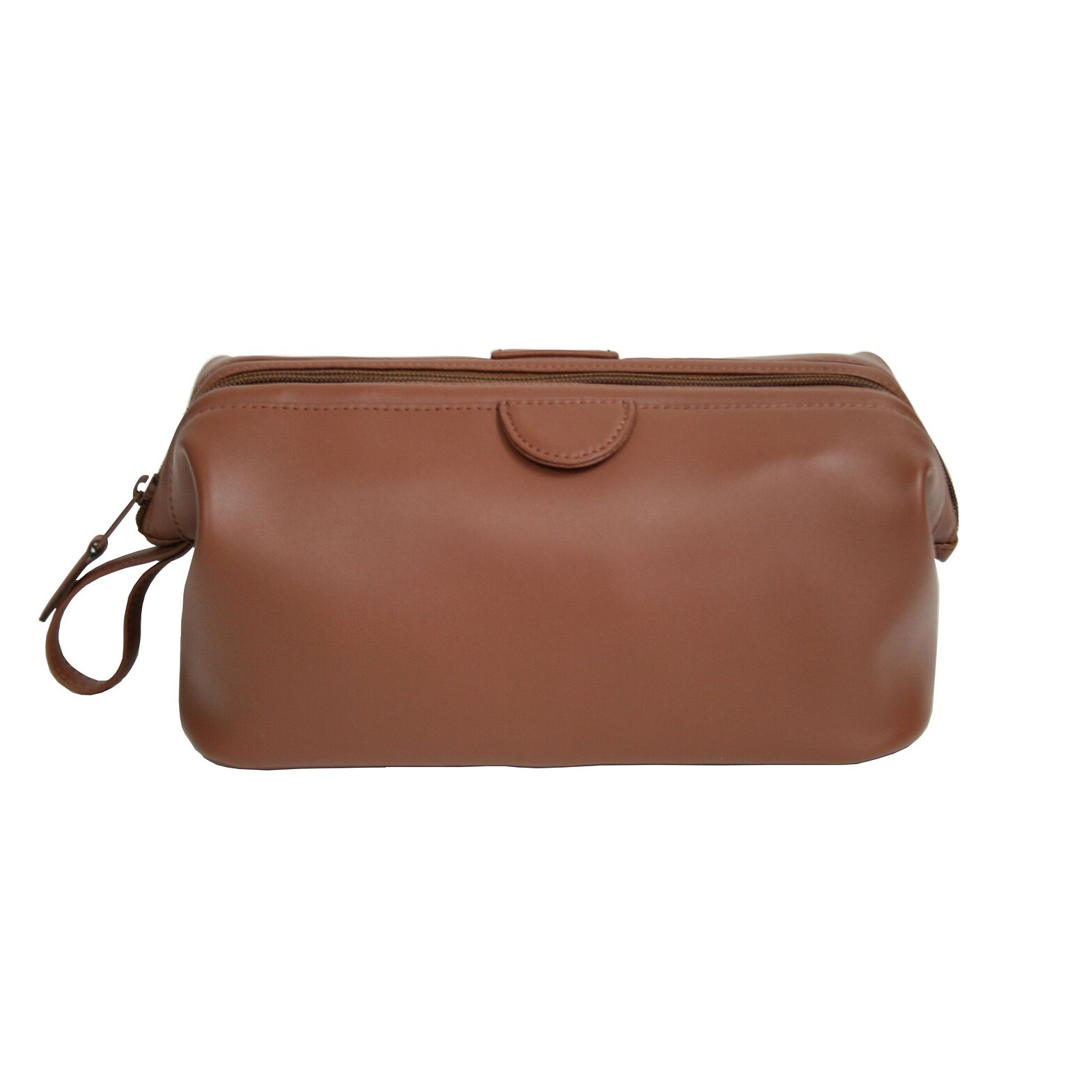 Royce Leather Deluxe Toiletry Bag, Tan (265-TAN-5)