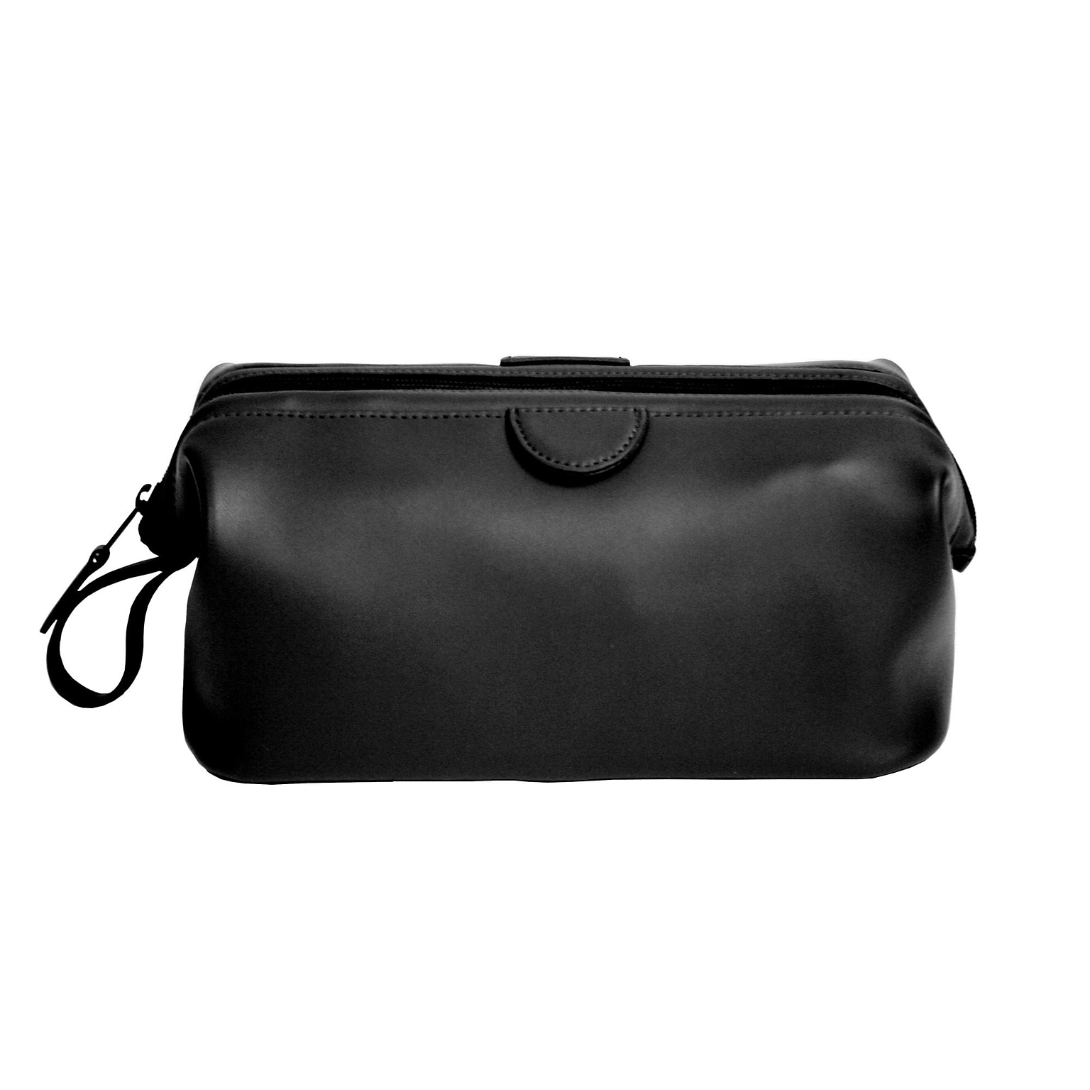 Royce Leather Classic Toiletry Bag, Black (265-BLACK-6)