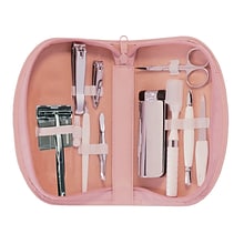 Royce Leather Travel Kit Carnation Pink (560-CP-6)