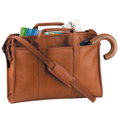 Royce Leather Briefcases, Tan