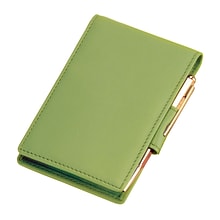 Royce Leather Flip Style Note Jotter Key Lime Green