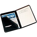 Royce Leather Writing Padfolio;  Black