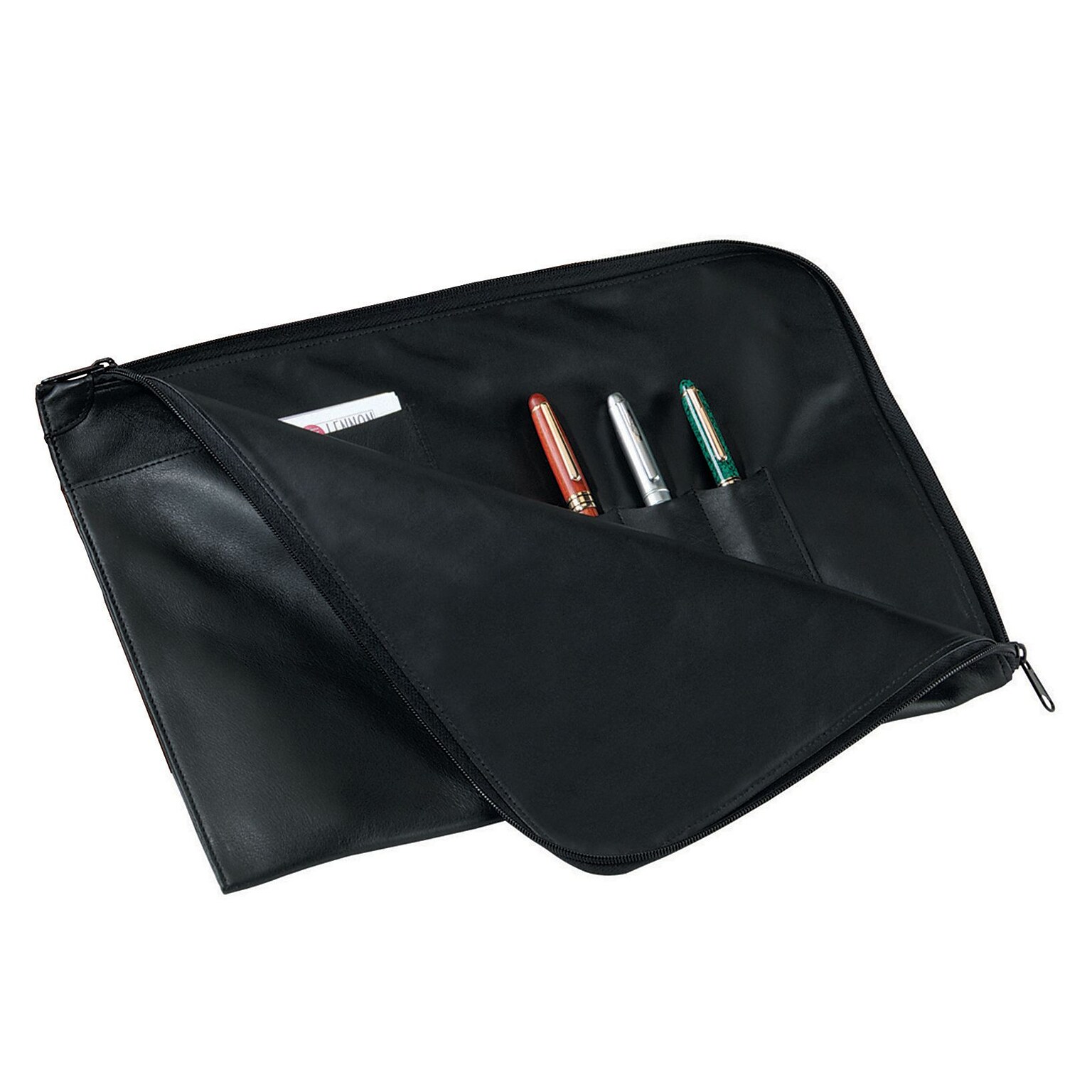 Royce Leather Royce Leather Envelope Portfolio Black