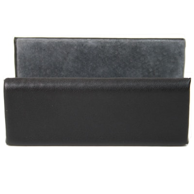 Royce Leather Business Card Holder, Black