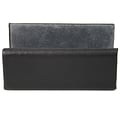 Royce Leather Business Card Holder, Black