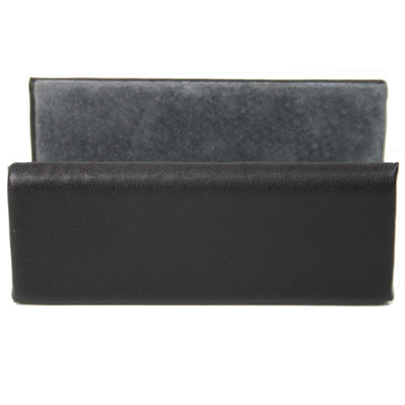 Royce Leather Business Card Holder, Black