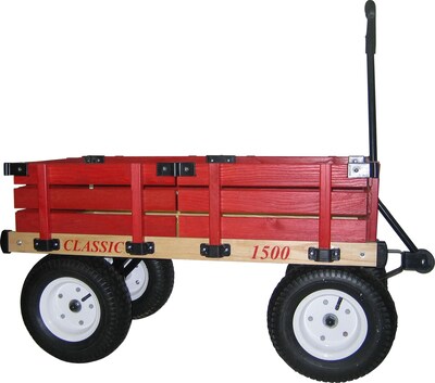 Millside Industries Hardwood 20 x 38 Wooden Wagon