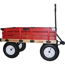 Millside Industries Hardwood 20 x 38 Wooden Wagon