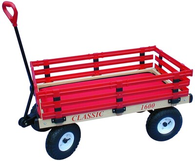 Millside Industries Hardwood 20 x 38 Kids Wagon Racks