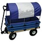 Millside Industries Hardwood 20" x 38" Covered Wooden Wagon With Pads
