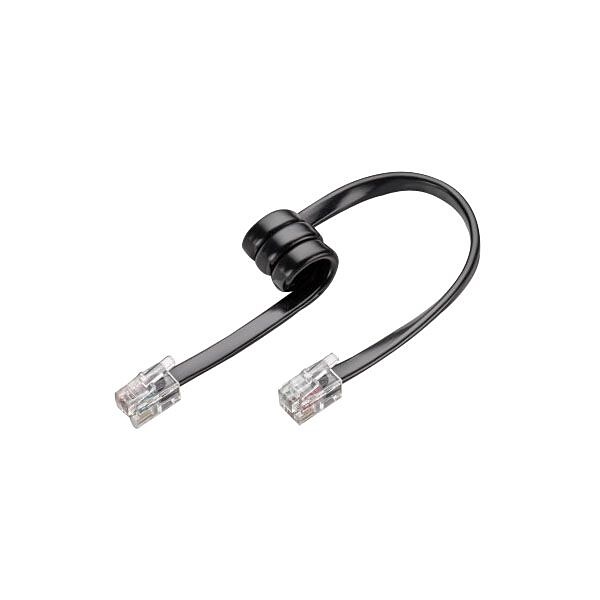Plantronics® 40974-01 Coiled Phone Cable For M12/M22 Amplifier To Phone