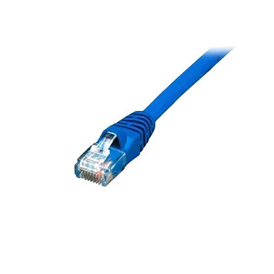 Comprehensive® 7 Standard Cat6 RJ45/RJ45 Snagless Patch Cable; Blue