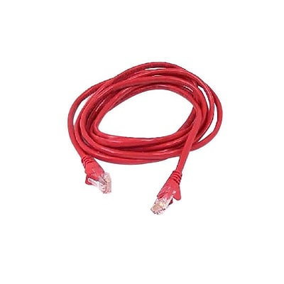Belkin™ 6 Cat5e RJ45/RJ45 UTP Crossover Duplex Patch Cable; Red
