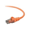 Belkin™ 50 Cat6 RJ45/RJ45 Snagless Duplex Patch Cable; Orange