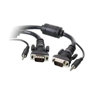 Belkin™ 10 HD-15 Male VGA to UXGA Monitor Cable With 3.5 mm Audio