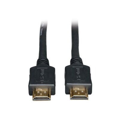 Tripp Lite 12 High Speed Gold HDMI Cable; Black