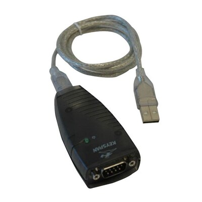 Tripp Lite 3 Keyspan Series High Speed USB A Male to 9-pin DB-9 Male Serial Adapter; Black