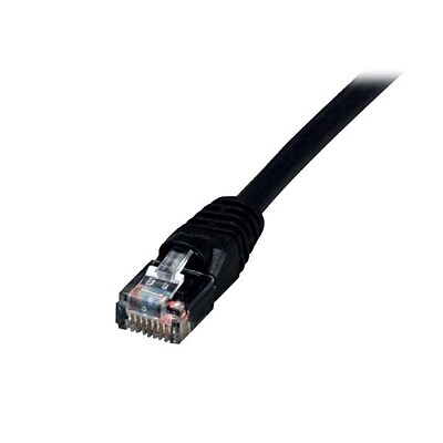 Comprehensive® 100 Cat5e RJ45/RJ45 Snagless Patch Cable; Black
