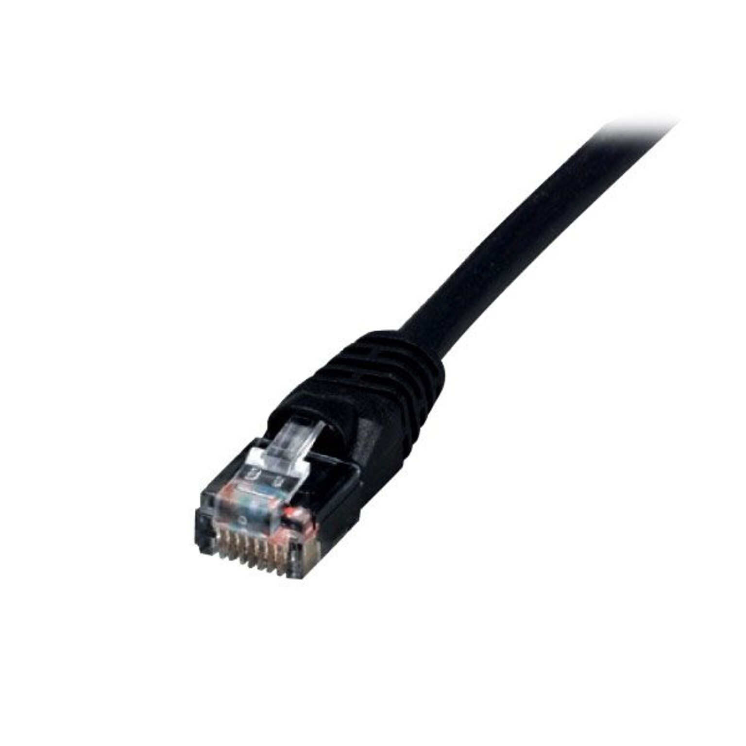 Comprehensive® 100 Cat5e RJ45/RJ45 Snagless Patch Cable; Black