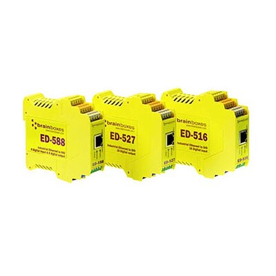 Brainboxes ED-588 Ethernet to 8 DI + 8 DO Device Server