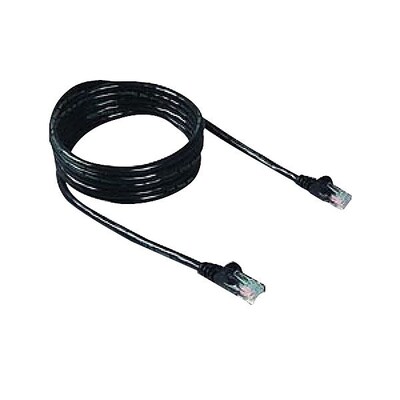 Belkin™ 1 Cat6 RJ45/RJ45 M Snagless Duplex Patch Cable; Black