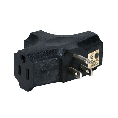 QVS® PA 3 Outlet 3-Prong Power Splitter