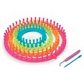 Easy Knitting Round Loom Set, Neon Colors