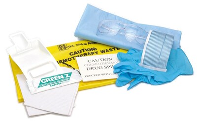 Deluxe Fluid Clean-Up Spill Kit, 6/Pack