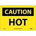 Caution Signs; Hot, 7X10, Rigid Plastic