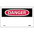 Danger Labels; (Header Only), 3X5, Adhesive Vinyl, 5/Pk