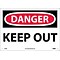 Keep Out, 10X14, Rigid Plastic, Danger Sign