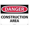 Danger Signs; Construction Area, 20X28, .040 Aluminum