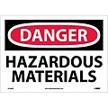 Danger Labels; Hazardous Materials, 10X14, Adhesive Vinyl