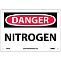 Nitrogen, 7X10, .040 Aluminum, Danger Sign