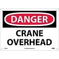 Danger Signs; Crane Overhead, 10X14, .040 Aluminum