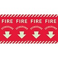 Information Labels; Fire Extinguisher Column Marker, 12X24, Adhesive Vinylglow