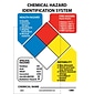 Information Labels; Nfpa Chart With 3 Sets Of 2Numbers 0-4 And Six Symbols, 14X10, Adhesive Vinyl