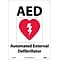 Notice Signs; Aed (With Graphic), 10 x 14, Rigid Plastic