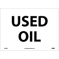 Information Labels; Used Oil, 10X14, Adhesive Vinyl