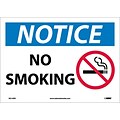Notice Labels; No Smoking, Graphic, 10X14, Adhesive Vinyl