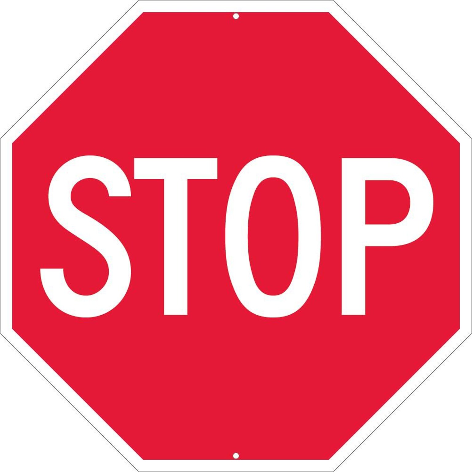 Stop Signs; Stop (Octagon), 30X30, .063 Aluminum