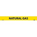 Pipemarker; Adhesive Vinyl, Natural Gas, 1X9  1/2 Cap Height