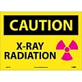 Caution Labels; X-Ray Radiation, Graphic, 10 x 14, Adhesive Vinyl